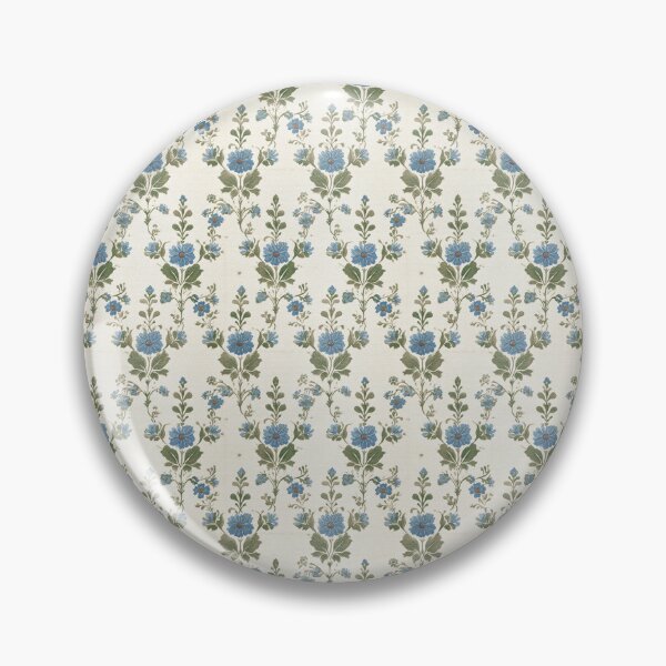 Item preview, Distressed Vintage Blue Floral Damask designed and sold by LouieVanille.