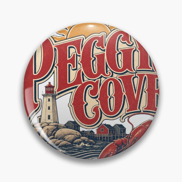 Item preview, Peggys Cove Canada Classic Hand Drawn Travel Emblem designed and sold by VisualArtsOasis.