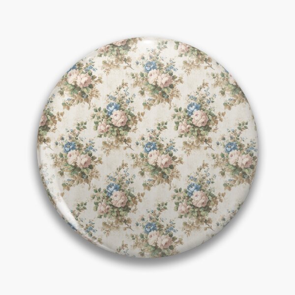 Item preview, Distressed Vintage Blue Floral designed and sold by LouieVanille.