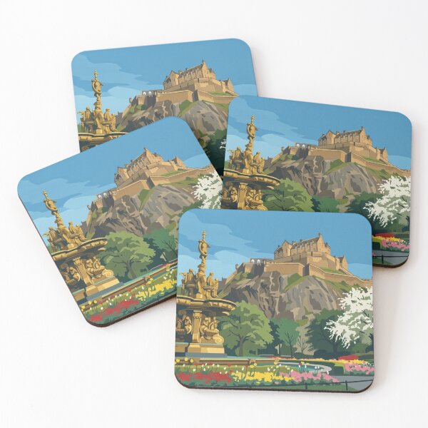 Item preview, Whispers of Princes Street Gardens: Ross Fountain and Edinburgh Castle Magic designed and sold by S-and-W-4ever.