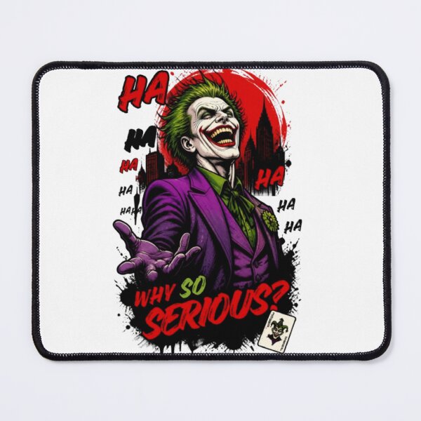 Item preview, Why So Serious? - Joker Laughing Graphic Art designed and sold by PoppaBear71.