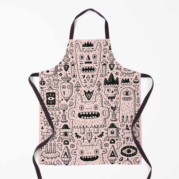 Item preview, Whimsical Doodle Monster Abstract Art Design designed and sold by Romgora.