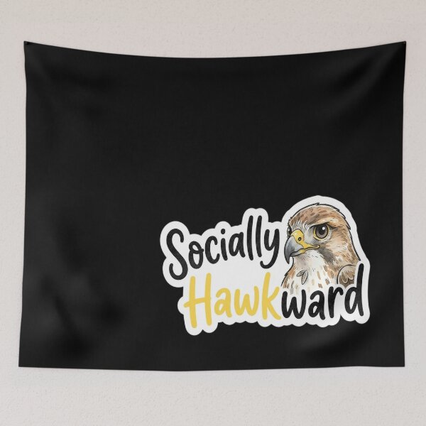 Item preview, Socially Hawkward designed and sold by DeBrainstore.