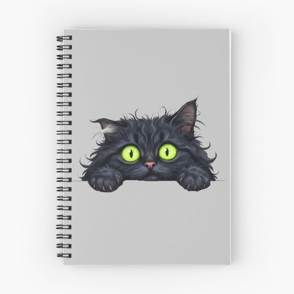 Item preview, Peeking Black Cat designed and sold by Sed94.