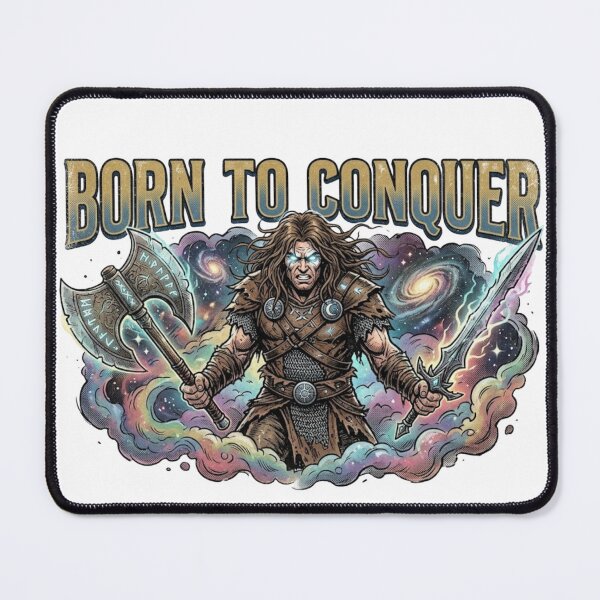 Item preview, Born to Conquer Barbarian Cosmic Battle designed and sold by DKSH1234.