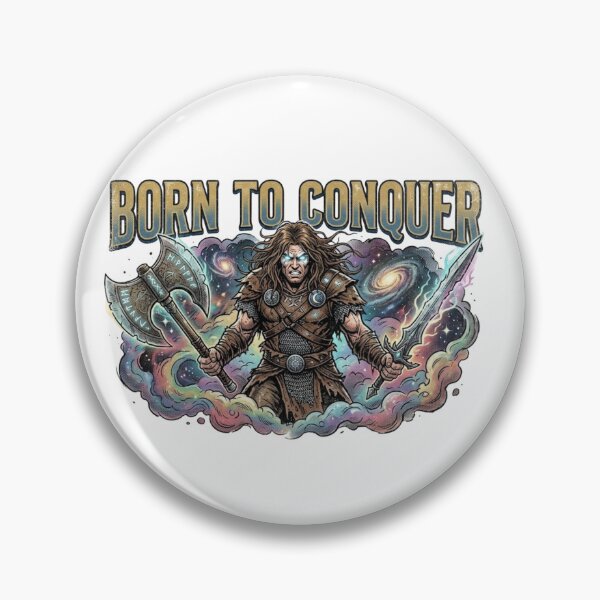 Item preview, Born to Conquer Barbarian Cosmic Battle designed and sold by DKSH1234.