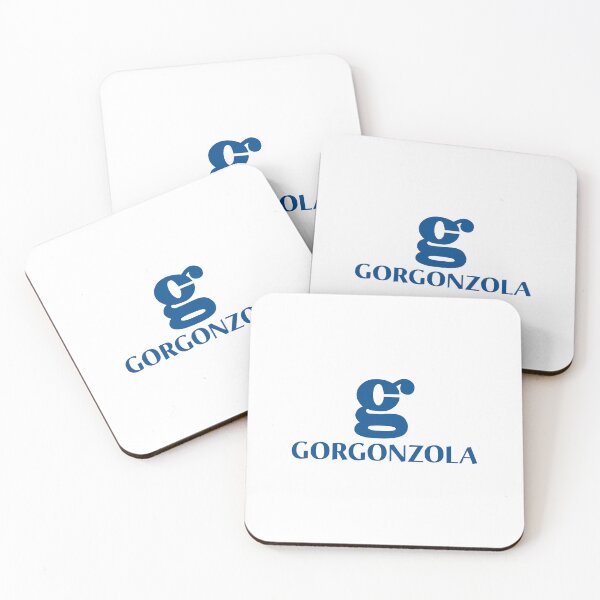 Item preview, Gorgonzola Elegant Typography Blue Logo designed and sold by dxiermk.