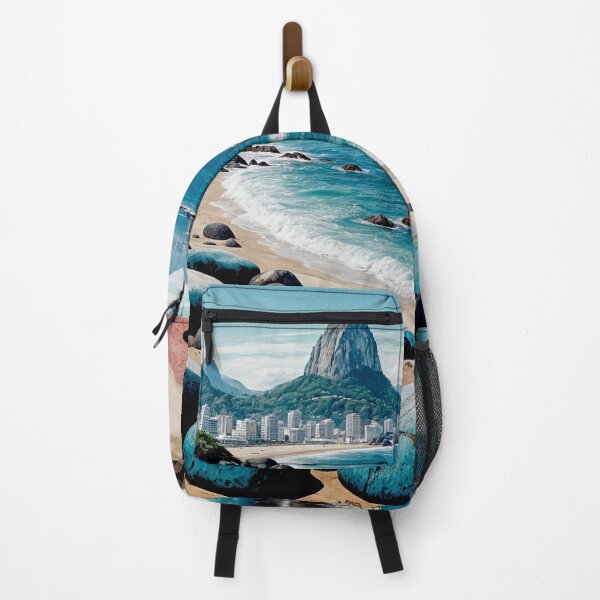 Item preview, Arpoador (the Harpoon )a small peninsula between Ipanema and Copacabana.#2 designed and sold by Helios Be. Lavsh.