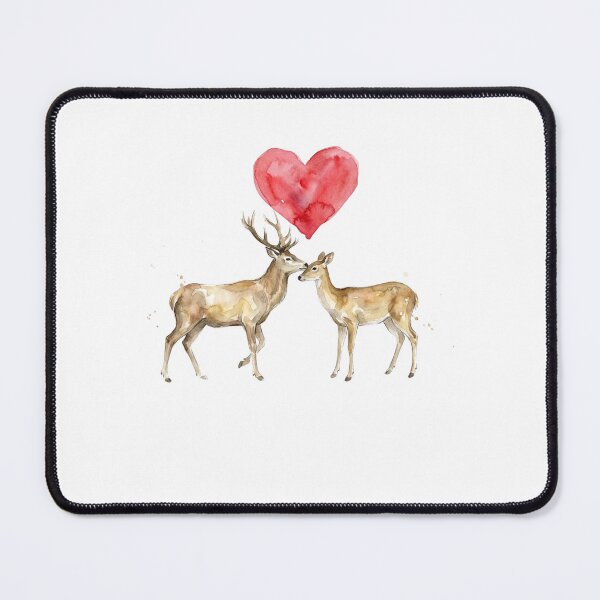 Item preview, Deer Couple Heart designed and sold by Roy & Tiffany.