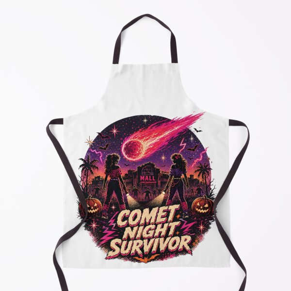 Item preview, Comet Night Survivor – Retro 80s Halloween Mall Apocalypse designed and sold by TVPS17.