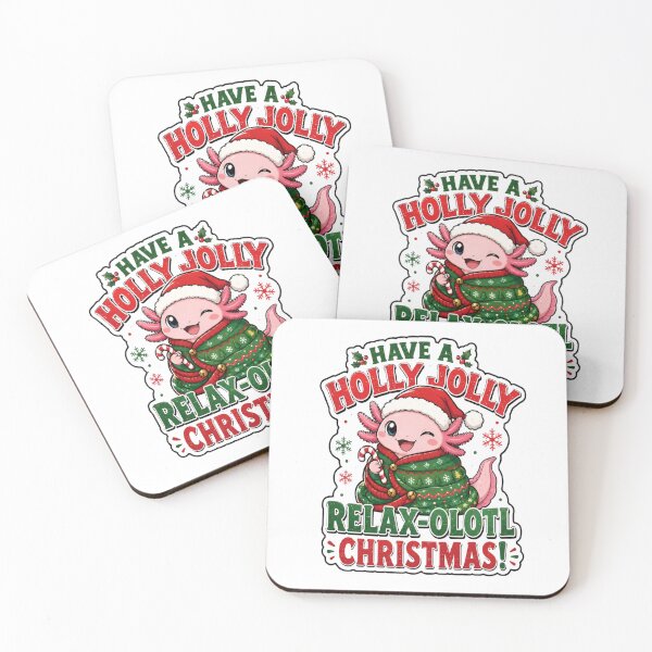 Item preview, Funny Axolotl Christmas Cute Holiday Relaxolotl designed and sold by Uniqueauraaprints.