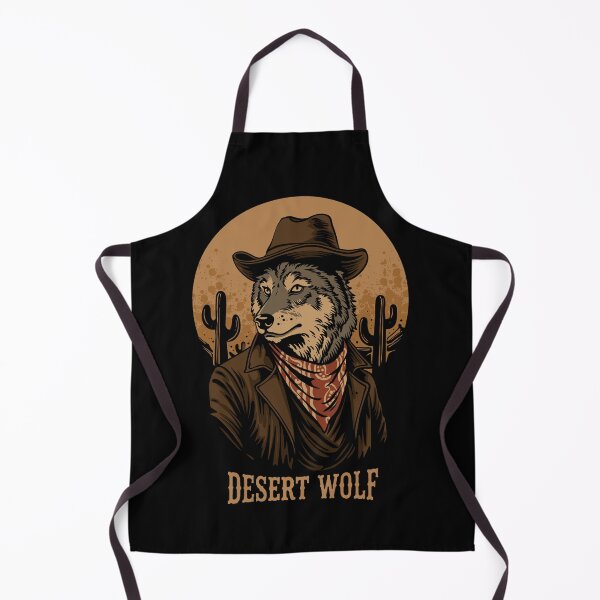 Item preview, Desert Wolf Cowboy Shirt designed and sold by phsycartwork.