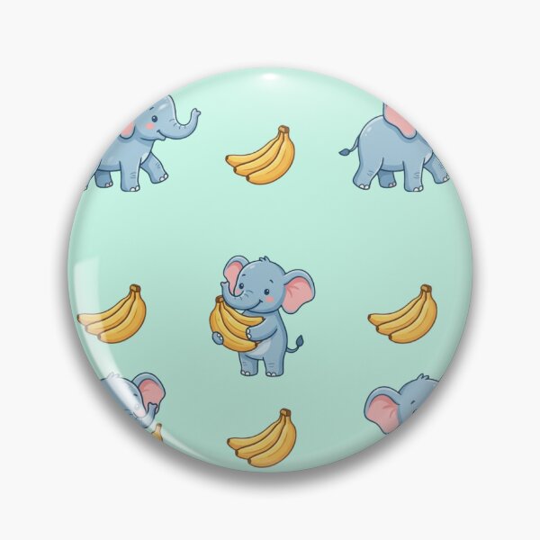 Item preview, Banana Elephant Seamless Pattern designed and sold by Wawa5656.