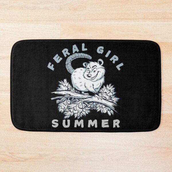 Item preview, Feral Girl Summer Opossum Wild Summer Vibes designed and sold by SkymarArt.