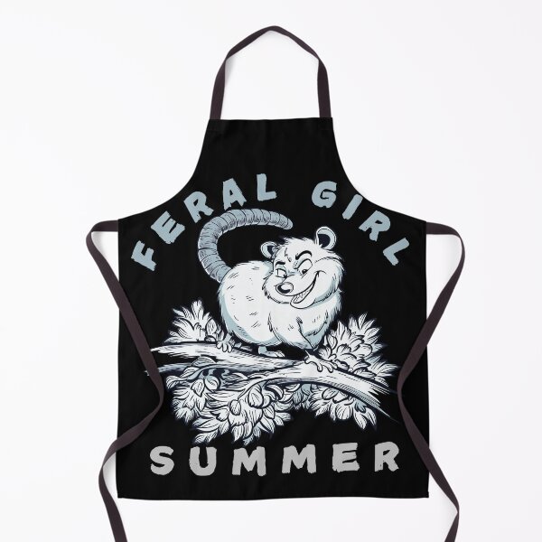 Item preview, Feral Girl Summer Opossum Wild Summer Vibes designed and sold by SkymarArt.