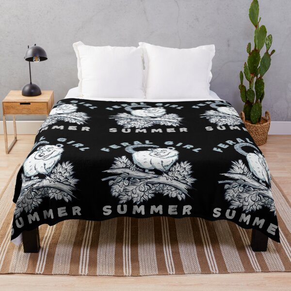Item preview, Feral Girl Summer Opossum Wild Summer Vibes designed and sold by SkymarArt.