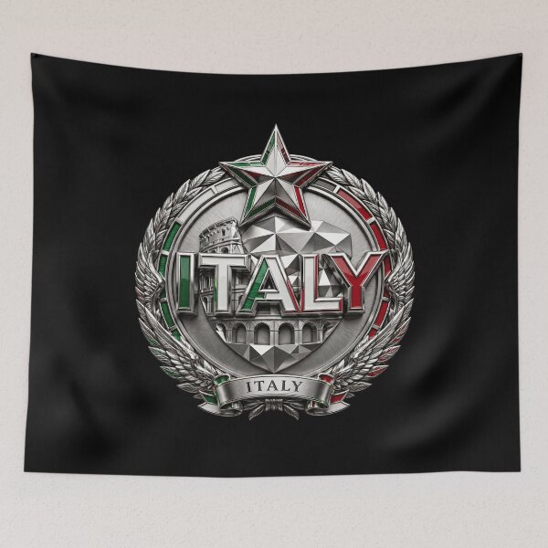 Item preview, Italy Italian Flag Design 2, Italy Pride Shirt, Italian Tricolor Flag, Rome Italy, Italian Culture, Heritage and Travel Graphic, National Identity Artwork designed and sold by Typologystudios.