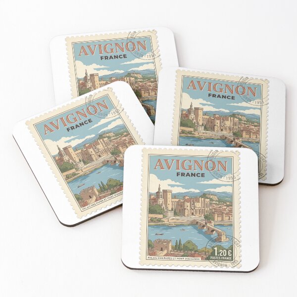 Item preview, Avignon France Palais des Papes Travel Stamp designed and sold by k3rstman1.