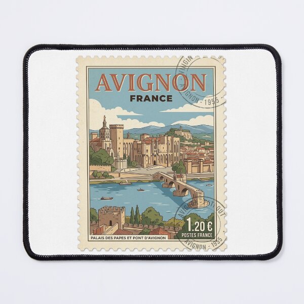 Item preview, Avignon France Palais des Papes Travel Stamp designed and sold by k3rstman1.