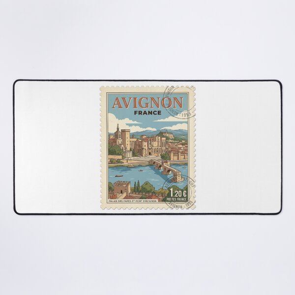 Item preview, Avignon France Palais des Papes Travel Stamp designed and sold by k3rstman1.