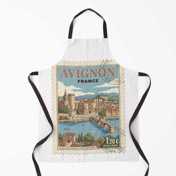 Item preview, Avignon France Palais des Papes Travel Stamp designed and sold by k3rstman1.