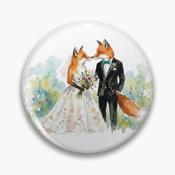 Item preview, Fox Bride Groom designed and sold by Roy & Tiffany.
