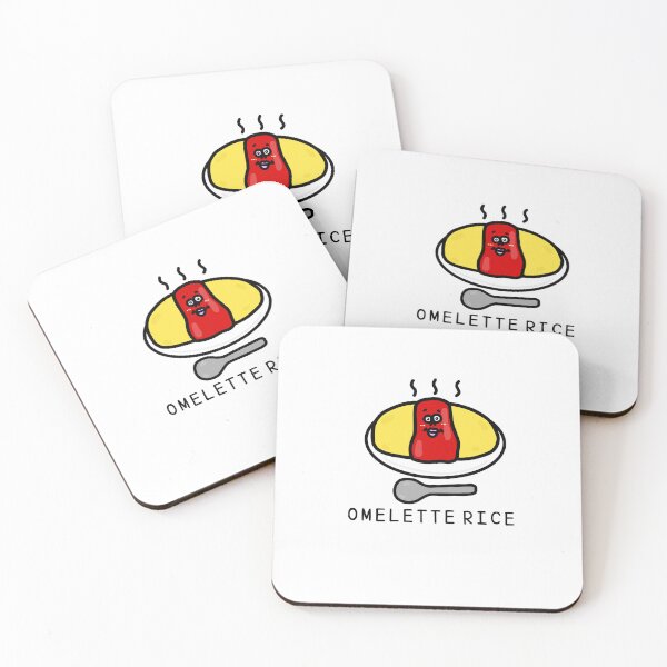 Item preview, Cute OMELET RICE designed and sold by kanaehonkawa.