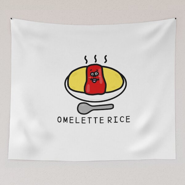 Item preview, Cute OMELET RICE designed and sold by kanaehonkawa.