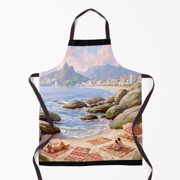 Item preview, Arpoador (the Harpoon )a small peninsula between Ipanema and Copacabana.#4 designed and sold by Helios Be. Lavsh.