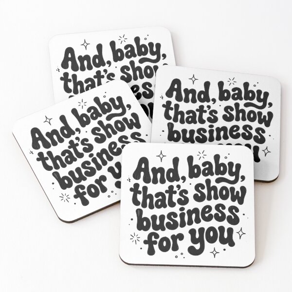 Item preview, And baby, that's show business for you dramatic doodle - Stickers, Phone cases, car stickers designed and sold by Bathing Ape.