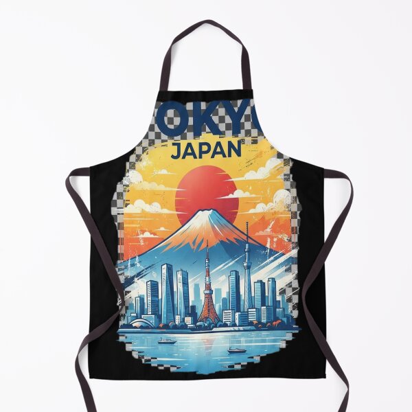 Item preview, Japan Tokyo Mount Fuji Cityscape Vintage Minimal Travel designed and sold by vlahosfeari.