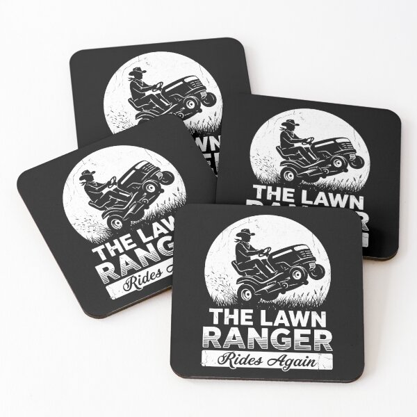 Item preview, The Lawn Ranger Rides Again Mowing Landscaping Gardener Homeowner designed and sold by Doodleoub.
