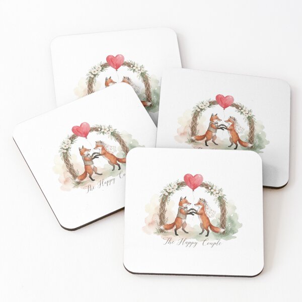 Item preview, The Happy Fox Couple designed and sold by Roy & Tiffany.