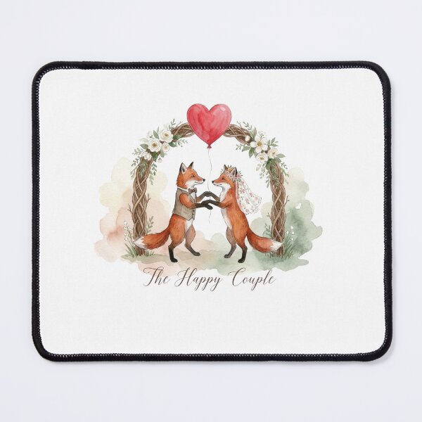 Item preview, The Happy Fox Couple designed and sold by Roy & Tiffany.