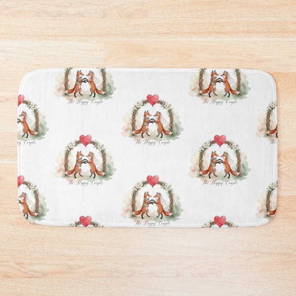 Item preview, The Happy Fox Couple designed and sold by Tiffany Roy.
