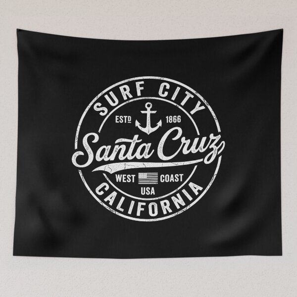 Item preview, Surf City Santa Cruz Estd 1866 West Coast USA California Surfing Ocean Coastal designed and sold by Doodleoub.