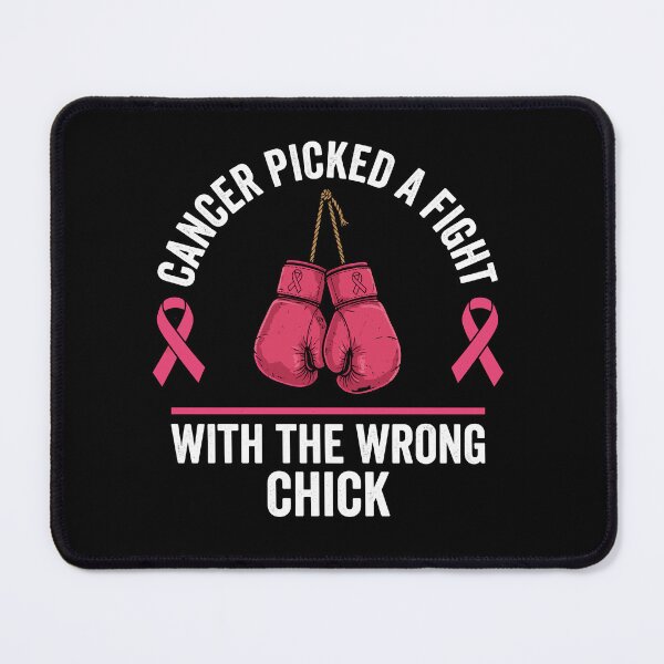 Item preview, Cancer Picked A Fight With The Wrong Chick Female Cancer Warrior Survivor designed and sold by Doodleoub.