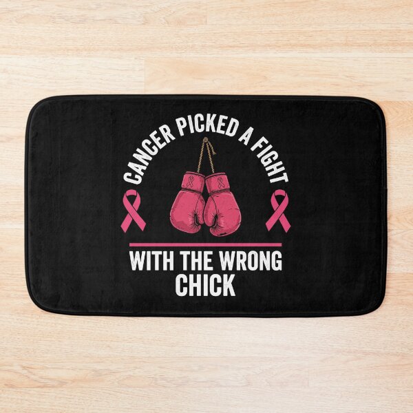 Item preview, Cancer Picked A Fight With The Wrong Chick Female Cancer Warrior Survivor designed and sold by Doodleoub.