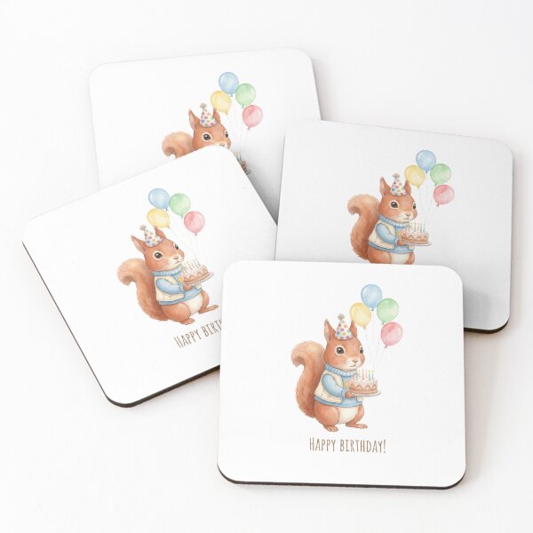 Item preview, Squirrel Happy Birthday designed and sold by Roy & Tiffany.