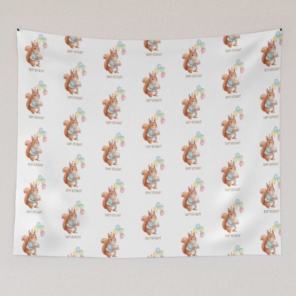 Item preview, Squirrel Happy Birthday designed and sold by Roy & Tiffany.