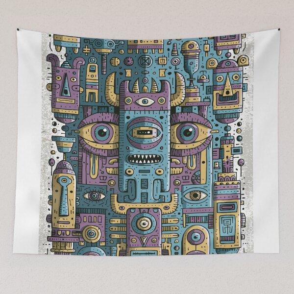 Item preview, Intricate Surreal Abstract Machine Creature Art designed and sold by Romgora.