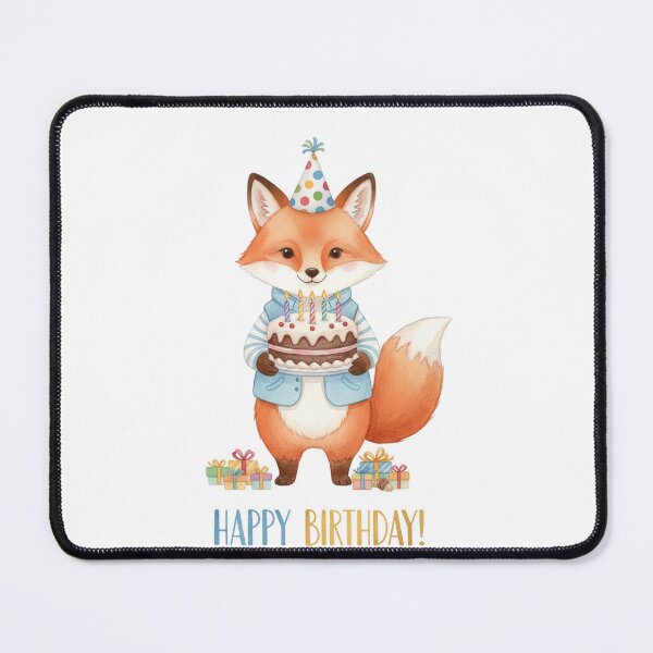 Item preview, Fox Birthday Cake designed and sold by Roy & Tiffany.