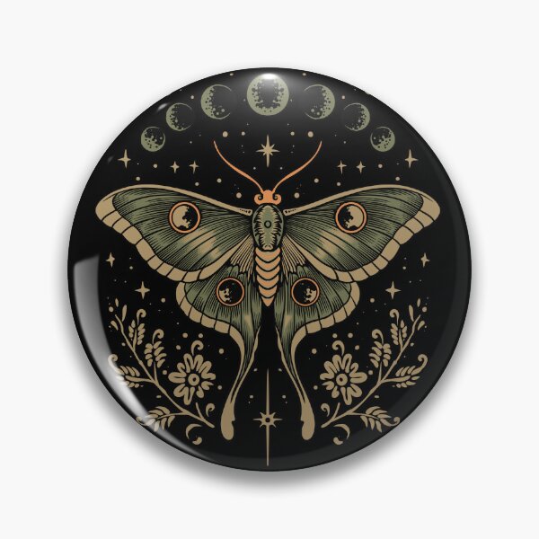 Item preview, Vintage Luna Moth Celestial T-Shirt Design designed and sold by phsycartwork.