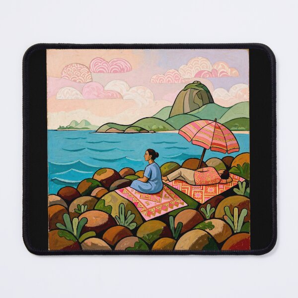 Item preview, Arpoador (the Harpoon )a small peninsula between Ipanema and Copacabana.#6 designed and sold by Helios Be. Lavsh.