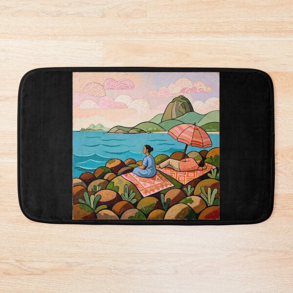 Item preview, Arpoador (the Harpoon )a small peninsula between Ipanema and Copacabana.#6 designed and sold by Helios Be. Lavsh.