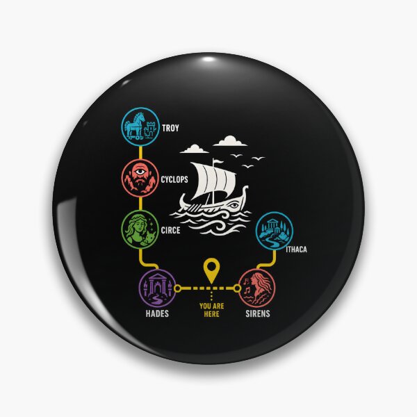 Item preview, The Odyssey Route Map - You Are Here designed and sold by Fenay Designs.