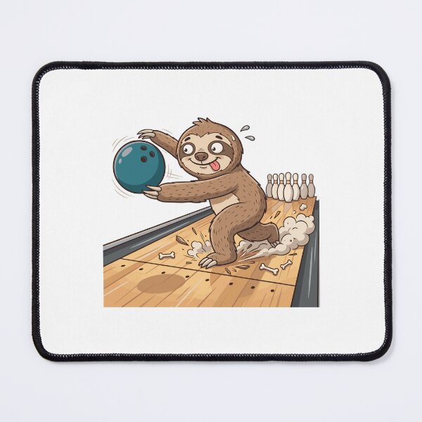 Item preview, Cute sloth bowling, funny sports design, Sports Gift designed and sold by BobaTeeStore.