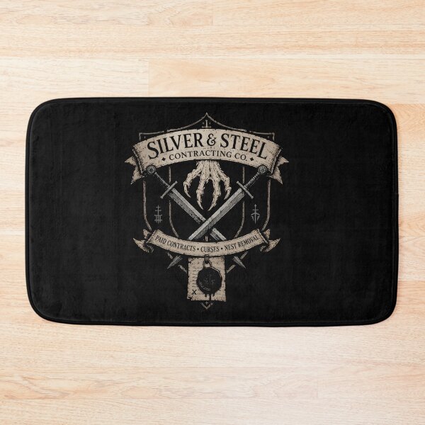 Item preview, Silver & Steel Contracting Co. Monster Removal Crest designed and sold by agearb.