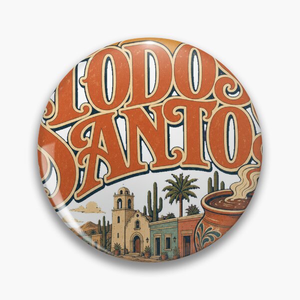 Item preview, Todos Santos Mexico Vintage Signwriting Travel Design designed and sold by VisualArtsOasis.