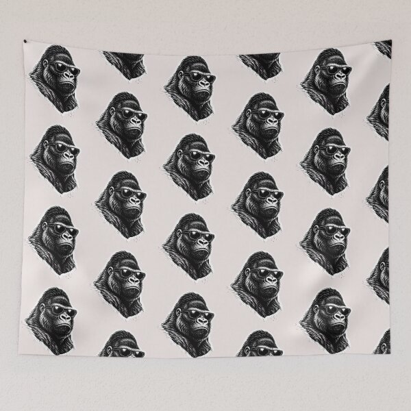 Item preview, Gorilla With Attitude Glasses designed and sold by erozzz.